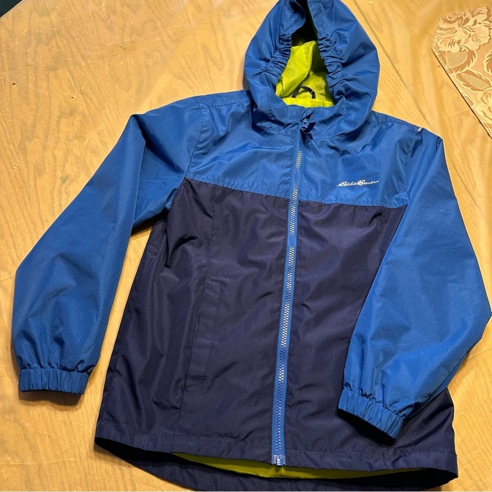 Blue and Black Hooded JacketEddie Bower Kids Jacket